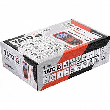 Мультиметр цифровой Yato (YT-73083)
