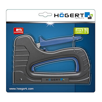 Степлер для скоб и гвоздей Hoegert (HT2C004)