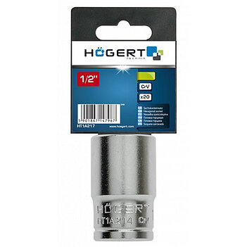 Головка торцевая 6-гранная Hoegert Cr-V 1/2" 14 мм (HT1A214)