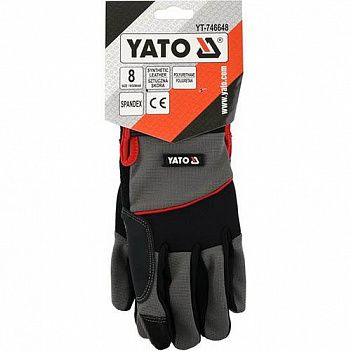 Перчатки Yato размер M / р.8 (YT-746648)