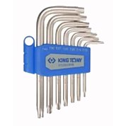 Набор ключей Torx Г-образных King Tony 7ед (20409PR90)