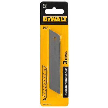 Лезвие для ножа сегментированное DeWalt 18мм 3шт. (DWHT11719-0)