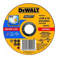Круг відрізний по металу DeWalt Inox Fastcut 125х1,0х22,23 мм (DT43902)