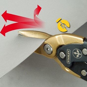 Ножницы по металлу прямые Stanley "FatMax Xtreme Aviation" 250мм (0-14-206)