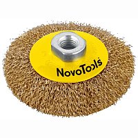 Щетка проволочная NovoTools 115 мм (NTBWB11514BC)