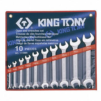 Набор ключей рожковых King Tony 10 ед. (1110MR)