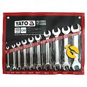 Набір ключів ріжкових Yato 10 шт (YT-0380)