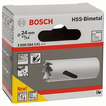 Коронка по металу і дереву Bosch HSS-Bimetal 24 мм (2608584141)