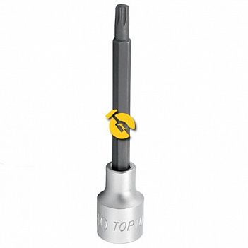 Головка торцевая с битой Torx удлиненная Toptul 1/2" T45 (BCGA1645)