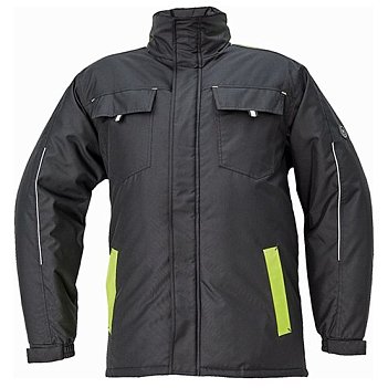 Куртка утеплена CERVA MAX VIVO чорний/жовтий розмір M (Max-Vivo-JCT-BLAYEL-M)