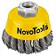 Щетка проволочная NovoTools 125мм (NTWB12514ST)