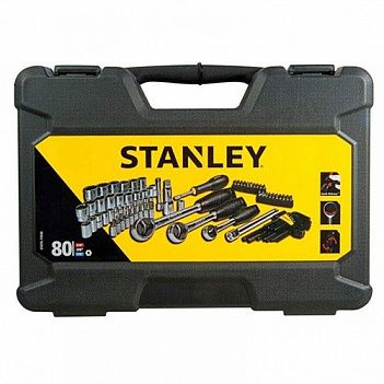 Набір інструментів Stanley Maxi-Drive 1/4", 3/8", 1/2", 80 шт 6РТ (STHT0-73930)