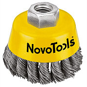 Щетка проволочная NovoTools 85мм (NTWB8514ST)
