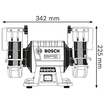 Точило электрическое Bosch GBG 35-15 (060127A300)