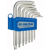 Набір ключів Torx Г-подібних King Tony 7 шт (20407PR)