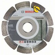 Диск алмазный сегментированный Bosch Standard for Concrete 125х22,23 мм, 10 шт. (2608603240)
