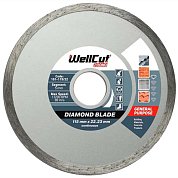 Диск алмазный сплошной WellCut Promo 115х22,23х5,0мм (101-115/22)