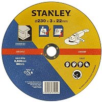 Круг отрезной по металлу Stanley Flat 230x3,2х22 мм (STA32040)