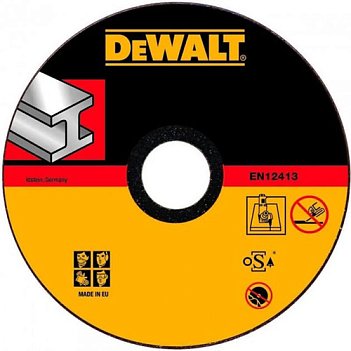 Круг отрезной по металлу DeWalt 180х1,6х22,23 мм (DT42380Z)