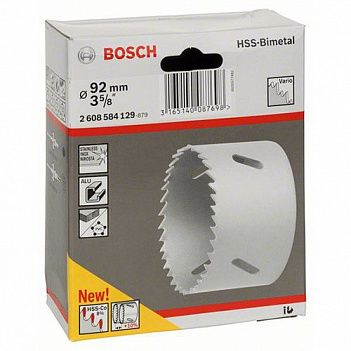 Коронка по металлу и дереву Bosch HSS-Bimetal 92 мм (2608584129)