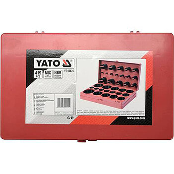 Кольца уплотнительные резиновые Yato 419шт (YT-06876)