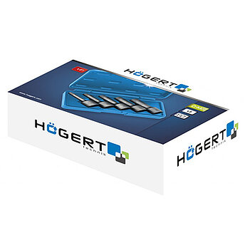 Набор экстракторов Hoegert Cr-Mo 5ед. (HT8G403)