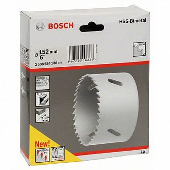 Коронка по металлу и дереву Bosch HSS-Bimetal 152 мм (2608584138)