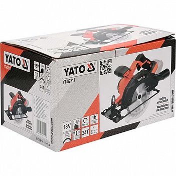 Пила дискова акумуляторна Yato (YT-82811)