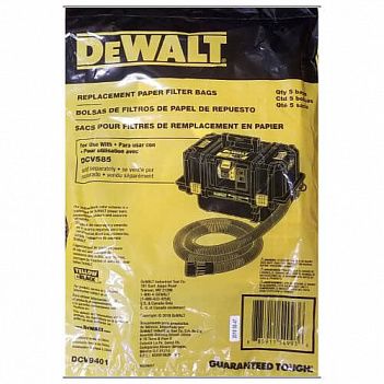 Фільтр-мішок для пилососа DeWalt 5 шт (DCV9401)