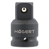 Переходник ударный Hoegert Cr-Mo 1/2" х 3/4" (HT4R325)