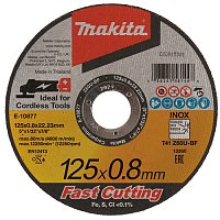 Круг відрізний по металу Makita 125х0,8х22,23 мм (E-10877)