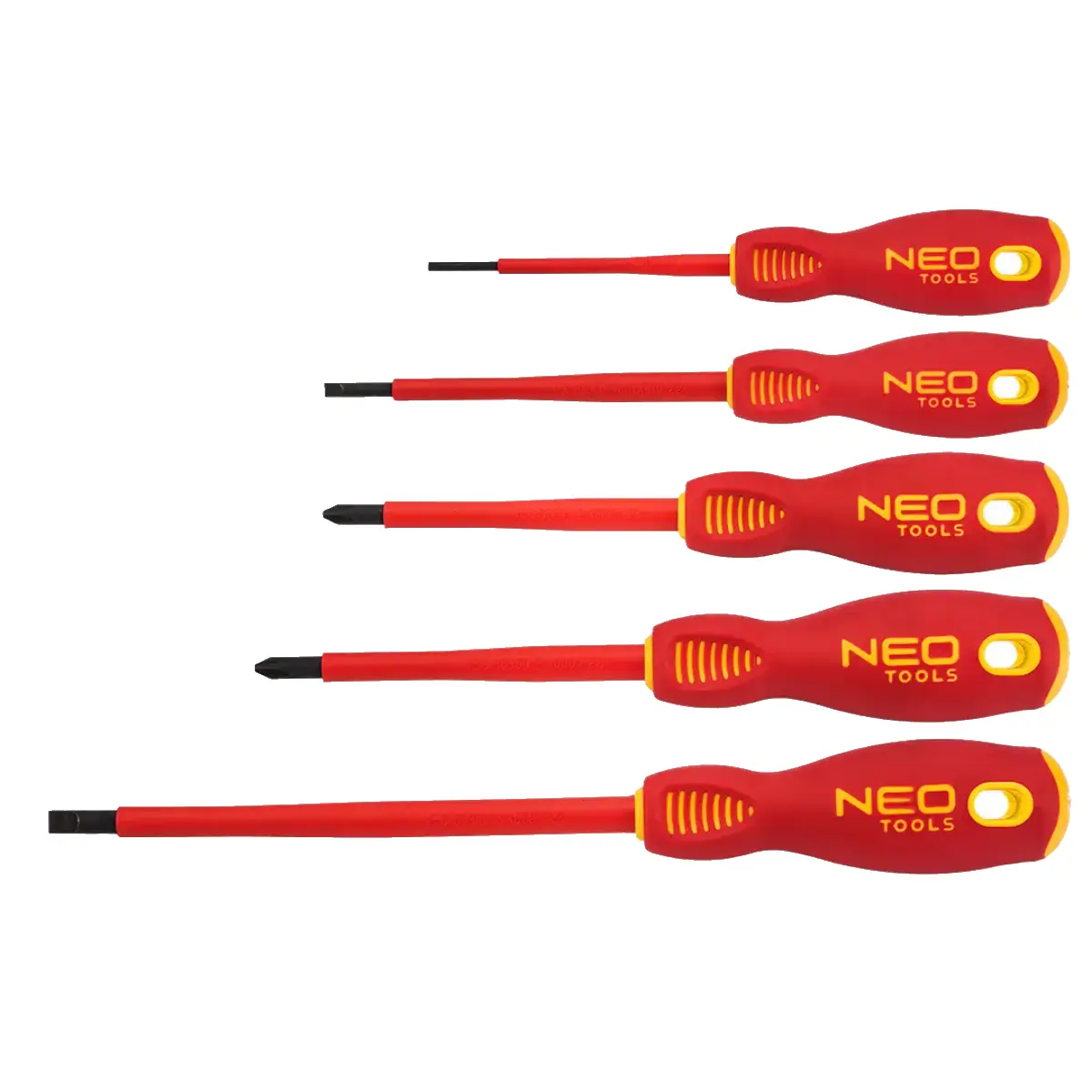 Набор отверток диэлектрических Neo Tools 1000V S2 5 шт. (04-220)