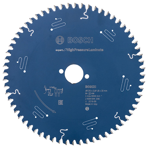 Диск пильный по ламинату Bosch Expert for High Pressure Laminate 230х1,8х30мм (2608644356)