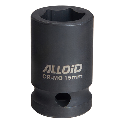 Головка торцевая 6-гранная ударная Alloid Cr-Mo 1/2" 15 мм (GU-50115)