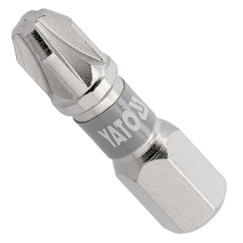 Бита Pozidriv Yato 1/4" PZ3 2 шт. (YT-78005)