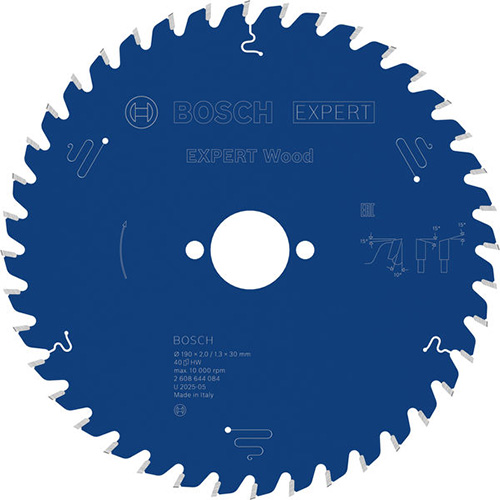 Диск пильный по дереву Bosch Expert Wood 190х1,3x30мм (2608644084)