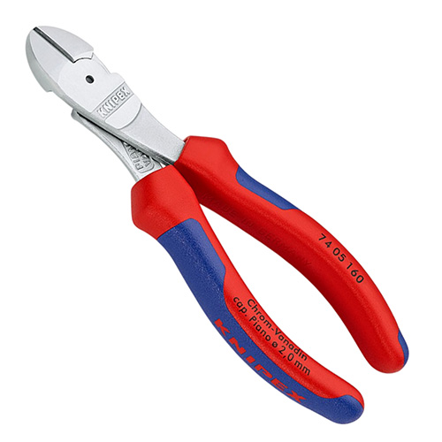 Бокорезы KNIPEX Cr-V 160 мм прецизионные особой мощности (74 05 160)