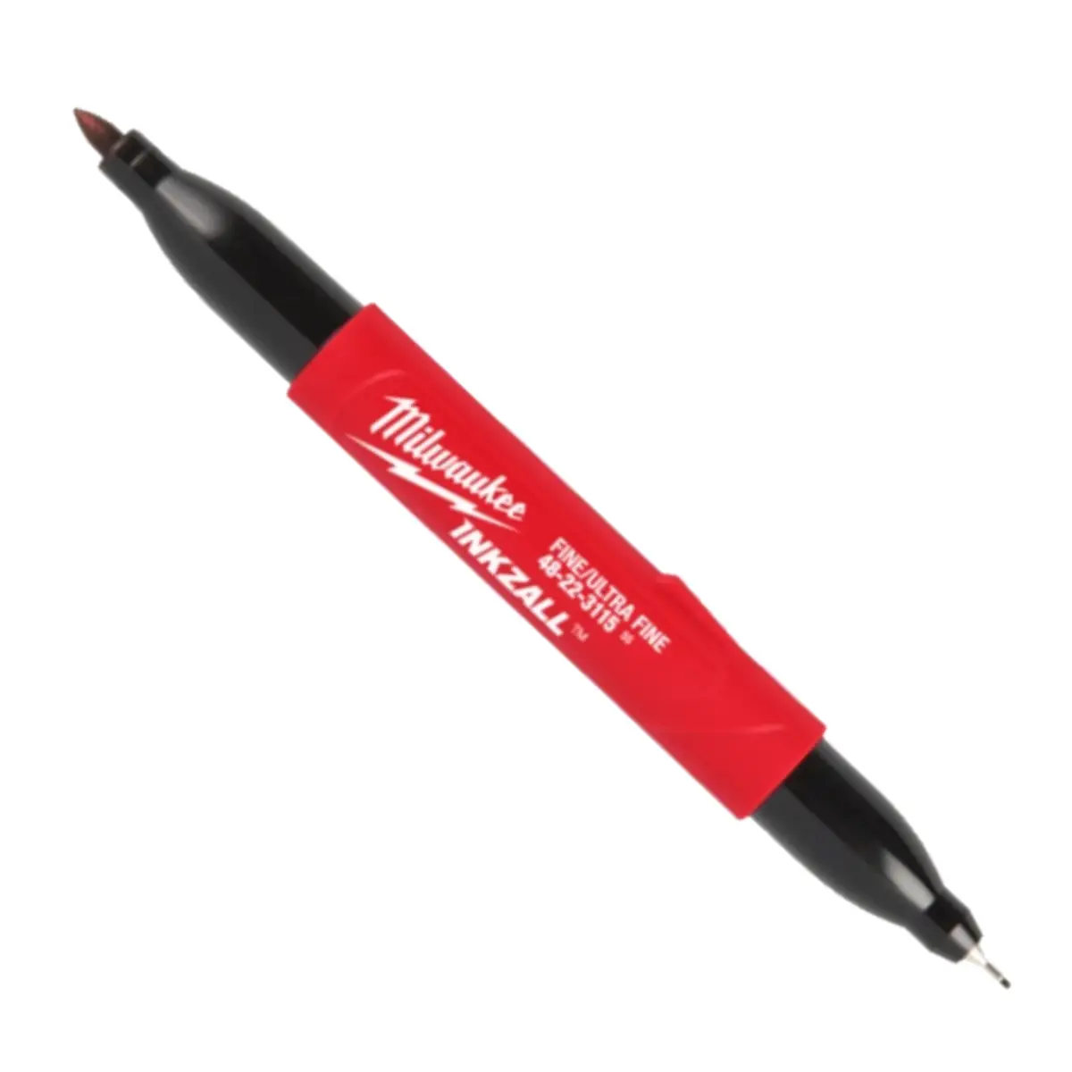 Маркер столярный Milwaukee INKZALL Double Tip черный (4932501154)