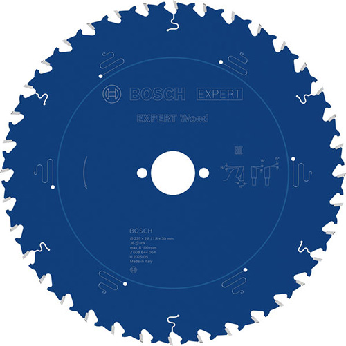 Диск пильный по дереву Bosch Expert Wood 235х1,8x30мм (2608644064)