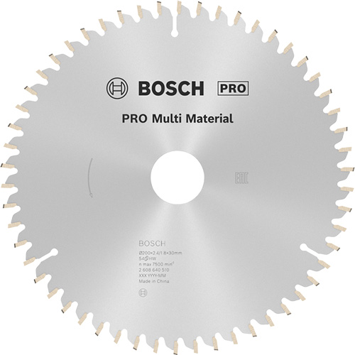 Диск пиляльний універсальний Bosch Multi Material 200х30 мм (2608640510)