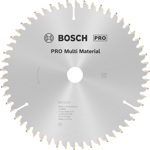 Диск пиляльний універсальний Bosch Multi Material 190х20 мм (2608640508)