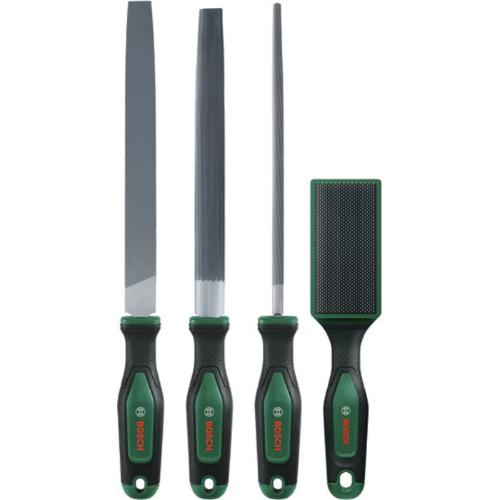 Набор напильников Bosch 200 мм со щеткой 4 шт. (1600A034GM)