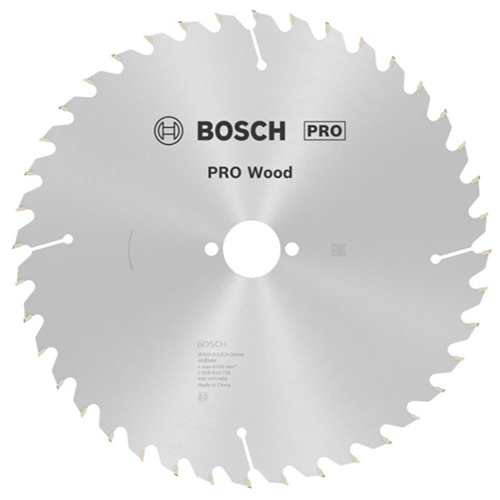 Диск пильный по дереву Bosch PRO Wood 250х2,2x30мм (2608640728)