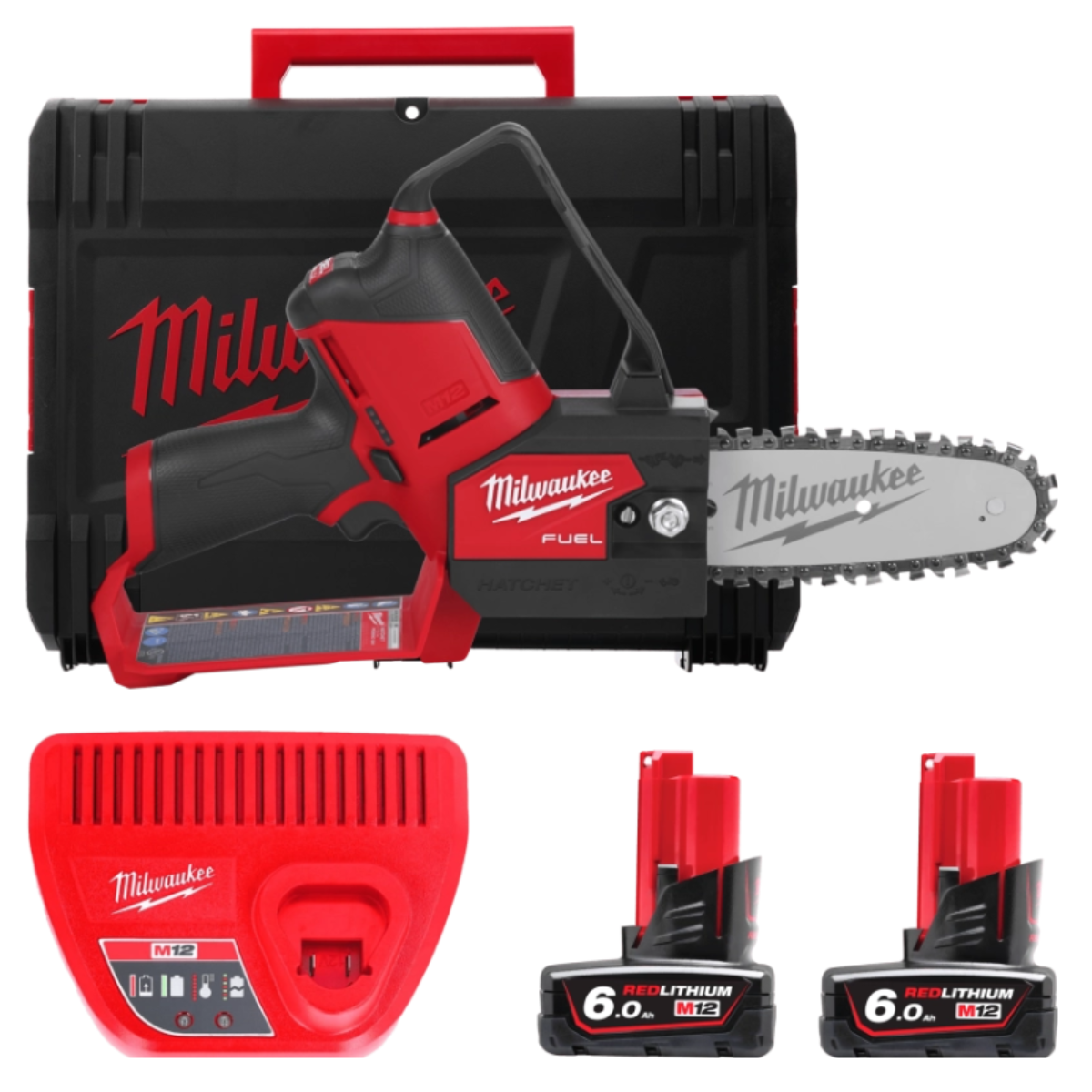 Акумуляторна ланцюгова мініпила Milwaukee M12 FHS-602X (4933472212)