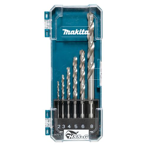Набір свердел по металу Makita HSS-G 6 шт. (D-75742)