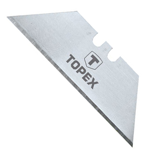 Лезо для ножа трапецієвидне TOPEX 18 мм 5 шт. (17B405)