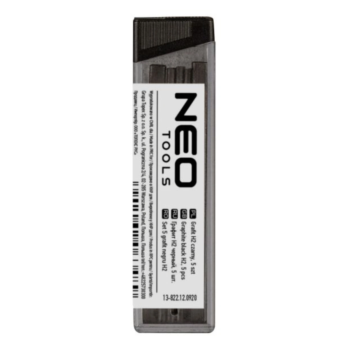 Стрижні графітні Neo Tools H2 5 шт. (13-822)