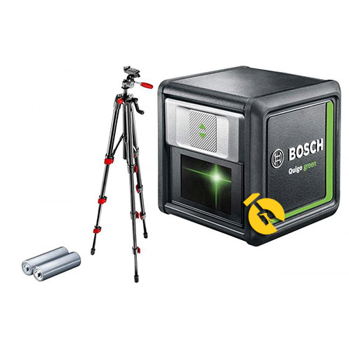 Нивелир лазерный Bosch Quigo green + штатив (0603663C01)