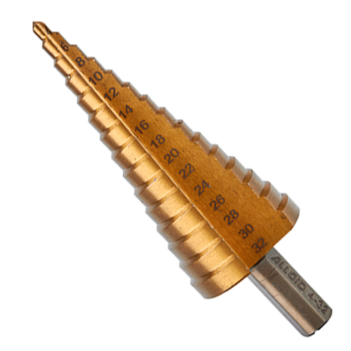 Сверло по металлу Alloid HSS 4-32 мм 1 шт. (SD-0432)
