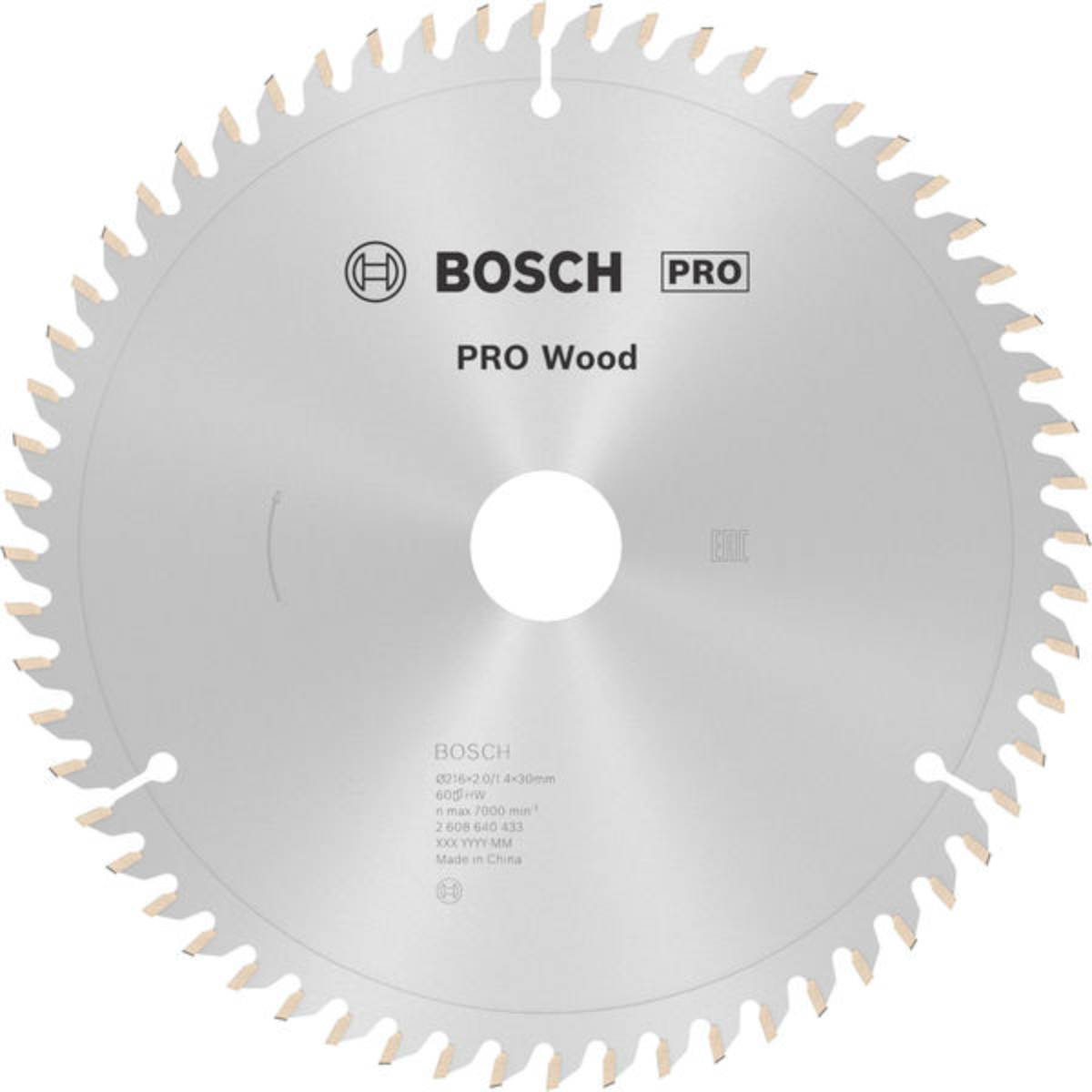 Диск пильный по дереву Bosch Eco for Wood OPTILINE Wood 216х1,4x30 мм (2608640433)